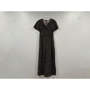 by Anthropologie Women’s Somerset Jumpsuit Wide Leg Paisley Small S